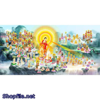 Hình Phật Tây Phương Tiếp Dẫn